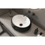 Blue Elephant 533.4mm L x 457.2mm W Matte Black Oval Sink