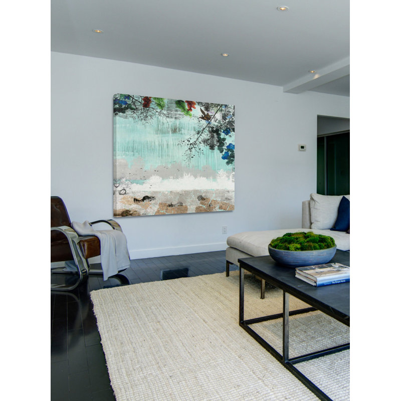 Lost River by Tracy Silva Barbosa - Wrapped Canvas Painting, 46 cm H x 46 cm W