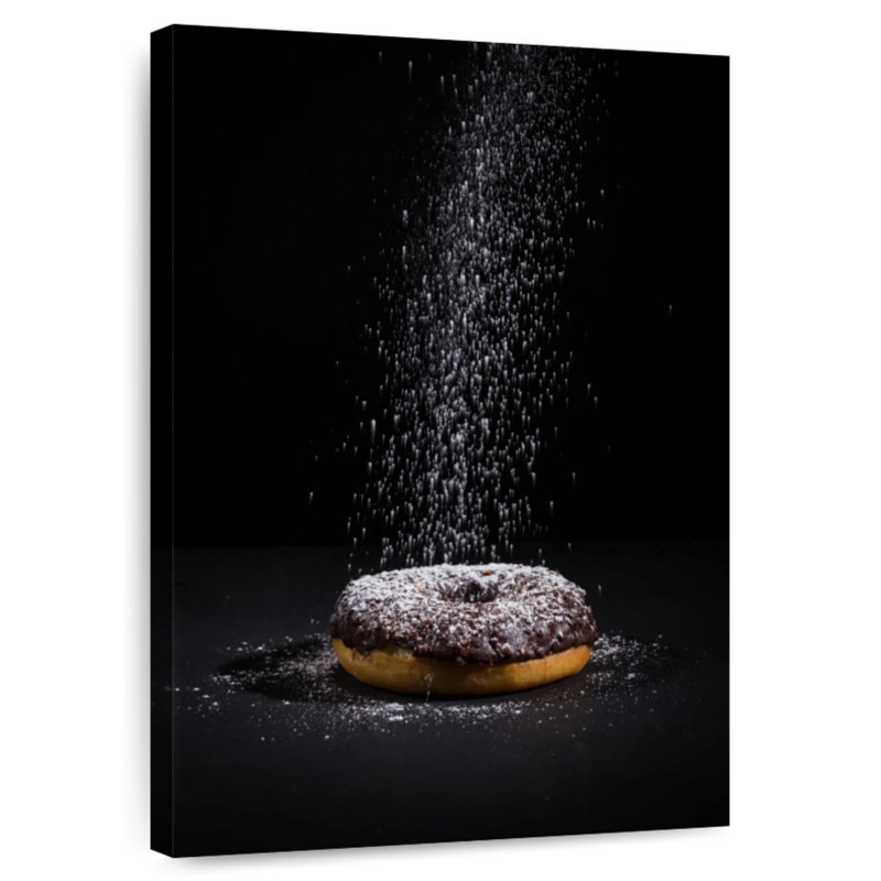 Yarlin Powdered Chocolate Donut, 24" H x 16" W