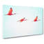 Three Pink Flamingos - Wrapped Canvas-56645298