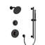 Système de douche thermostatique Rainfall avec douchette, valve brute et barre coulissante réglable