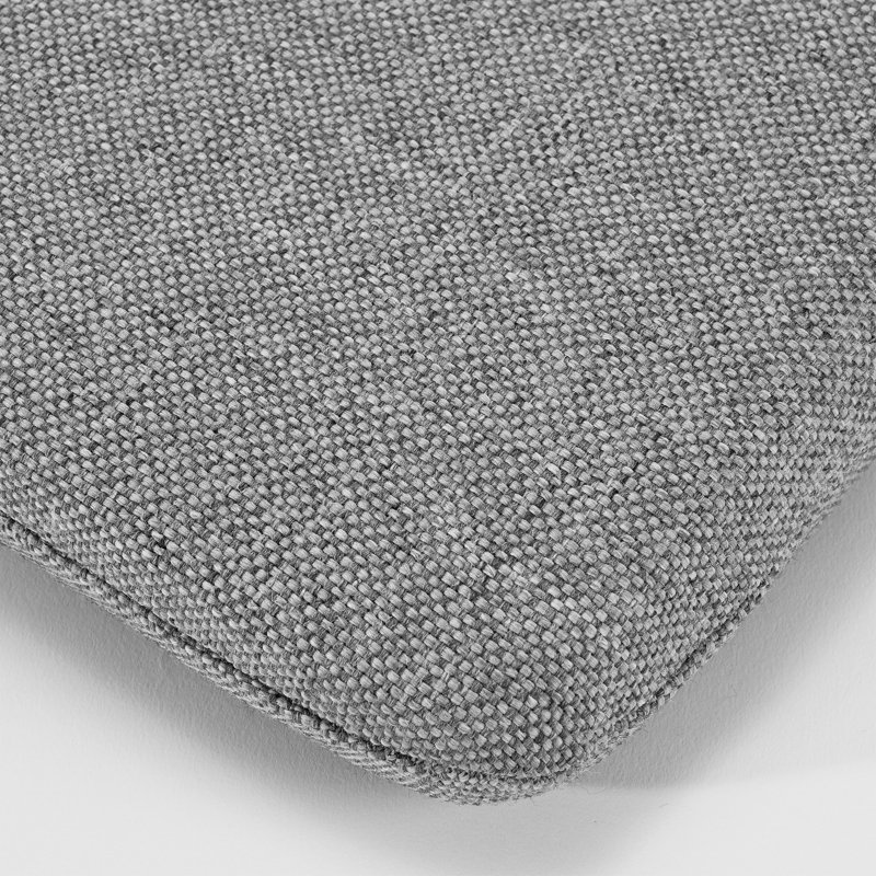 Indoor And Outdoor Patio Rocking Chair Cushion Set, Gray Polyester