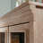 Library Hutch, Brown Finish