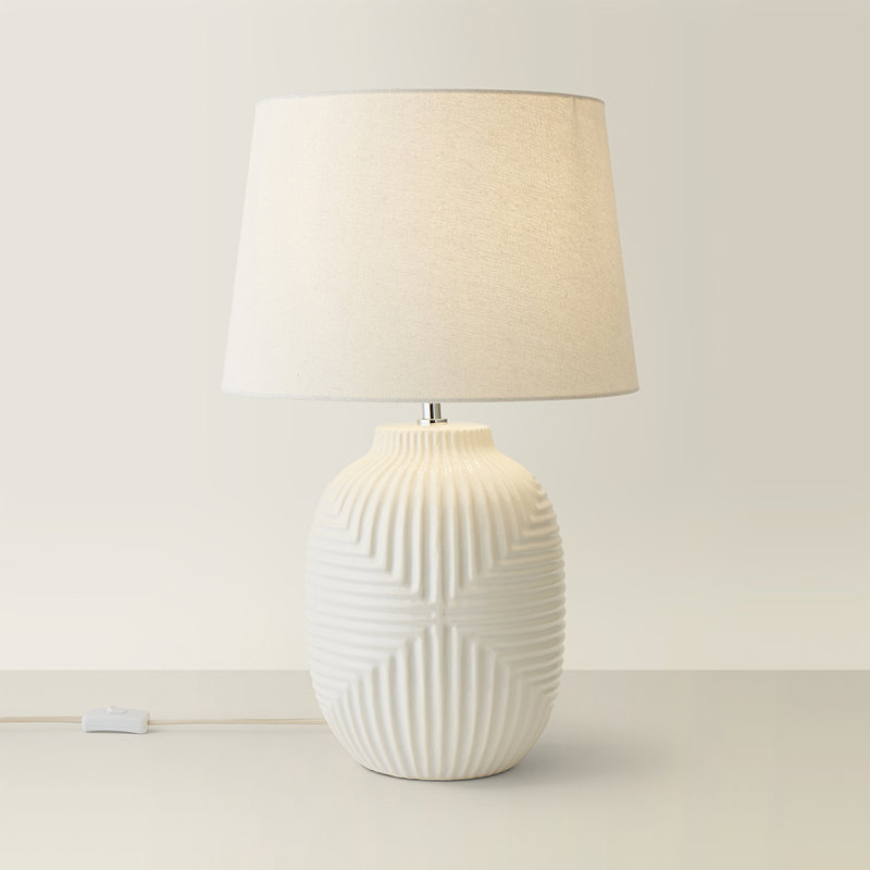 Harrison Ceramic Table Lamp, 56cm H x 35cm W x 35cm D