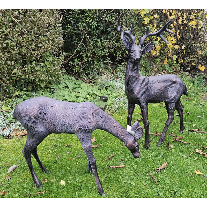 Animals Garden Statue, 93cm H x 62cm W x 25cm D