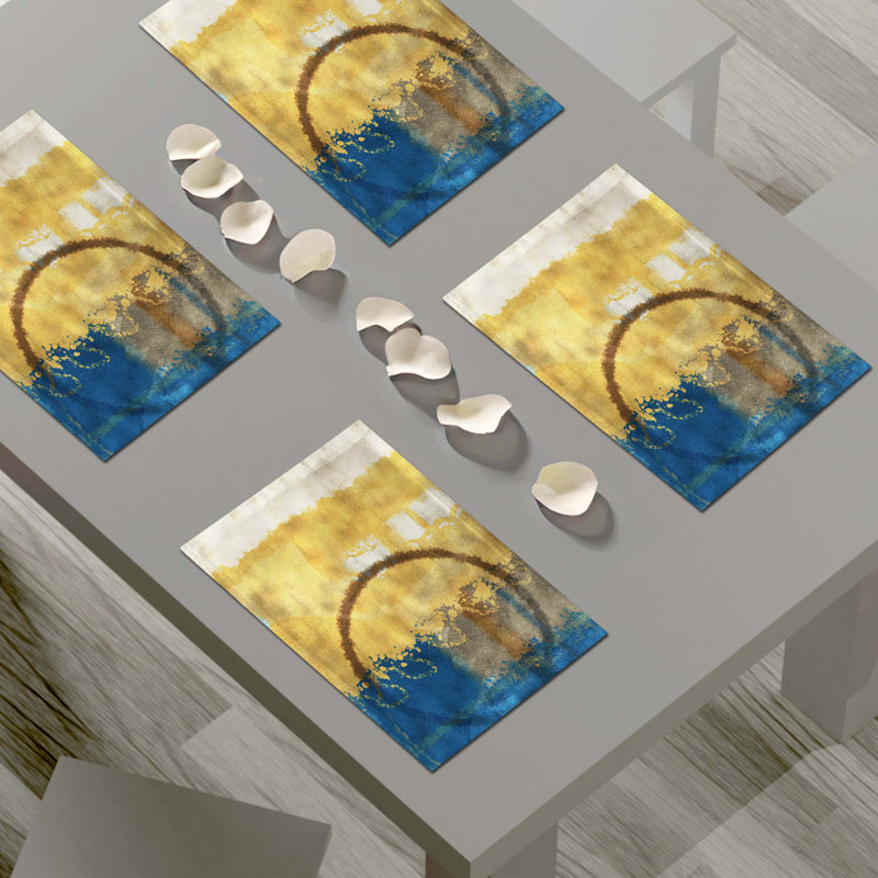 Napperon abstrait en polyester