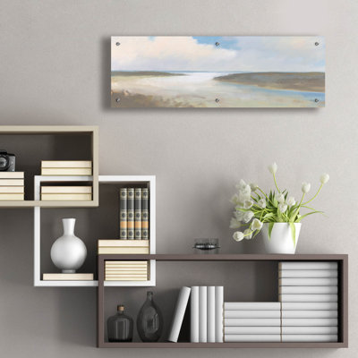 «Soft Shore» par Wellington Studio, art mural en verre acrylique