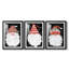 Winter Home Gnome - Impression sur mesure encadrée de qualité supérieure - 3 pièces