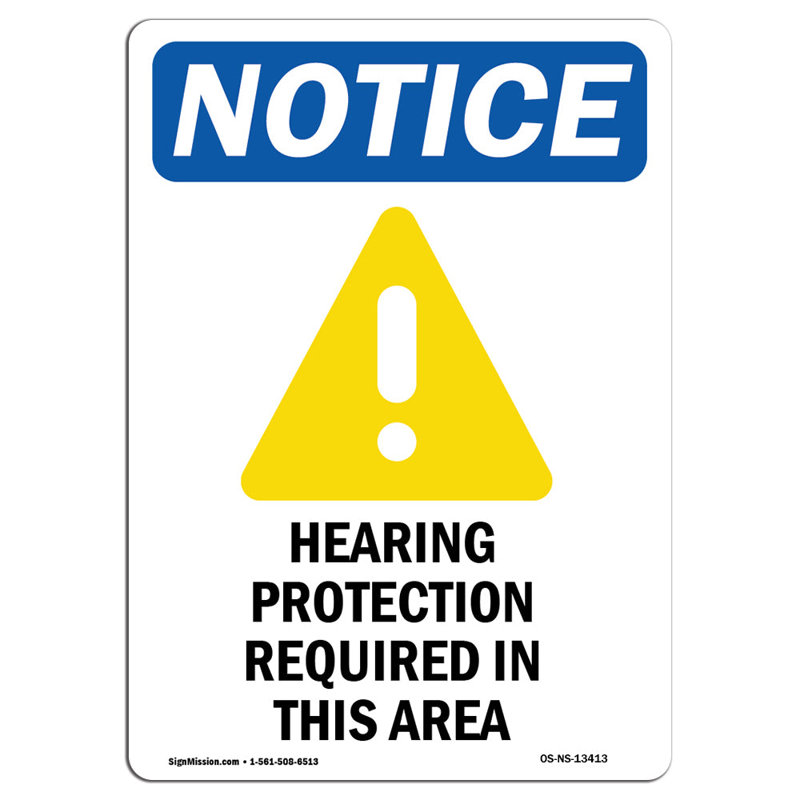 Hearing Protection Sign