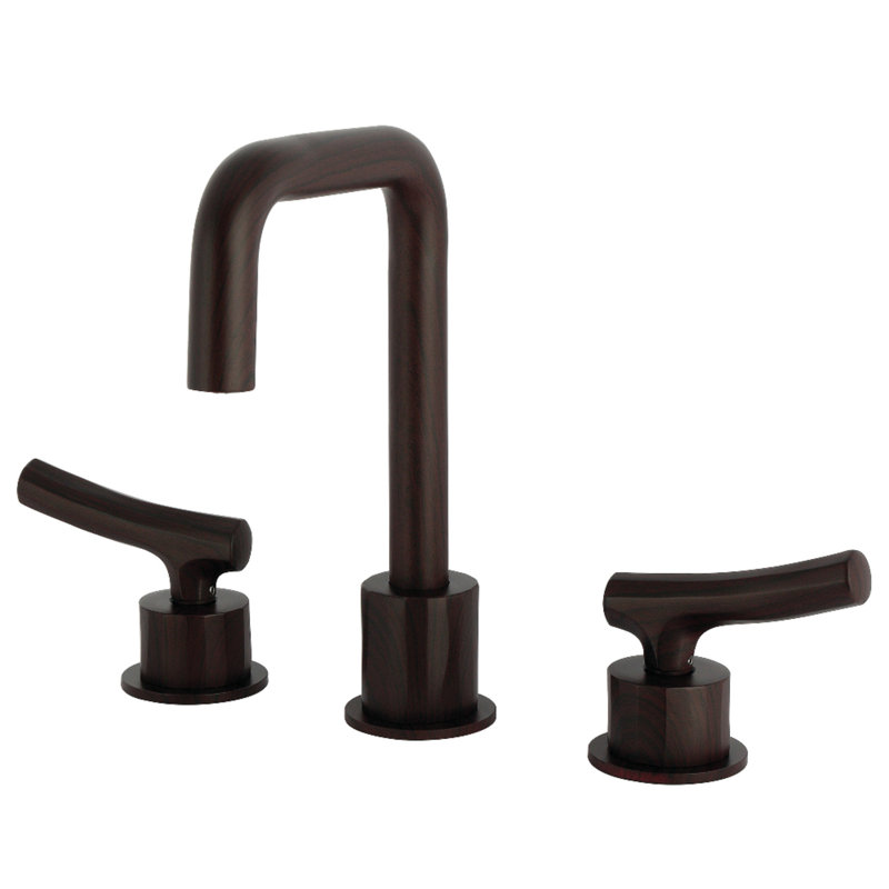 Robinet de salle de bain espacé Kingston, Bois intense