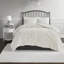 Ensembles de literie Chic Comfort, motif damassé en chenille de coton, style chambre à coucher de style chalet