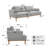 83.85" Morden Chenille Sofa Wooden Upholstered Loveseat-762084082