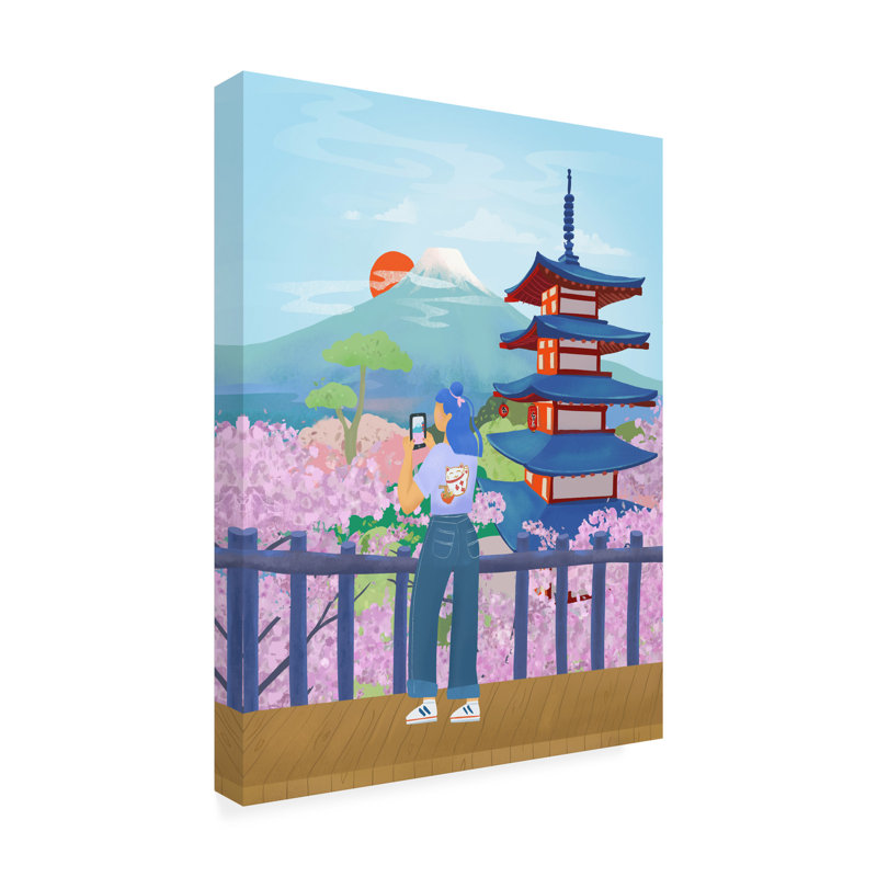 Rouleau bolognais sur impression sur toile, H 47 po x l 35 po x P 2 po