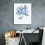 «Indigo Botanical 12» par Jean Plout, art mural sur toile-1271261686