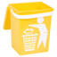 Elizabeth Street Plastic Manual Lift Waste Bin-1170677876-1170677877