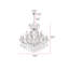Lustre étagé de style bougie à 24 lumières Stockard-49624978-49624981-49624983