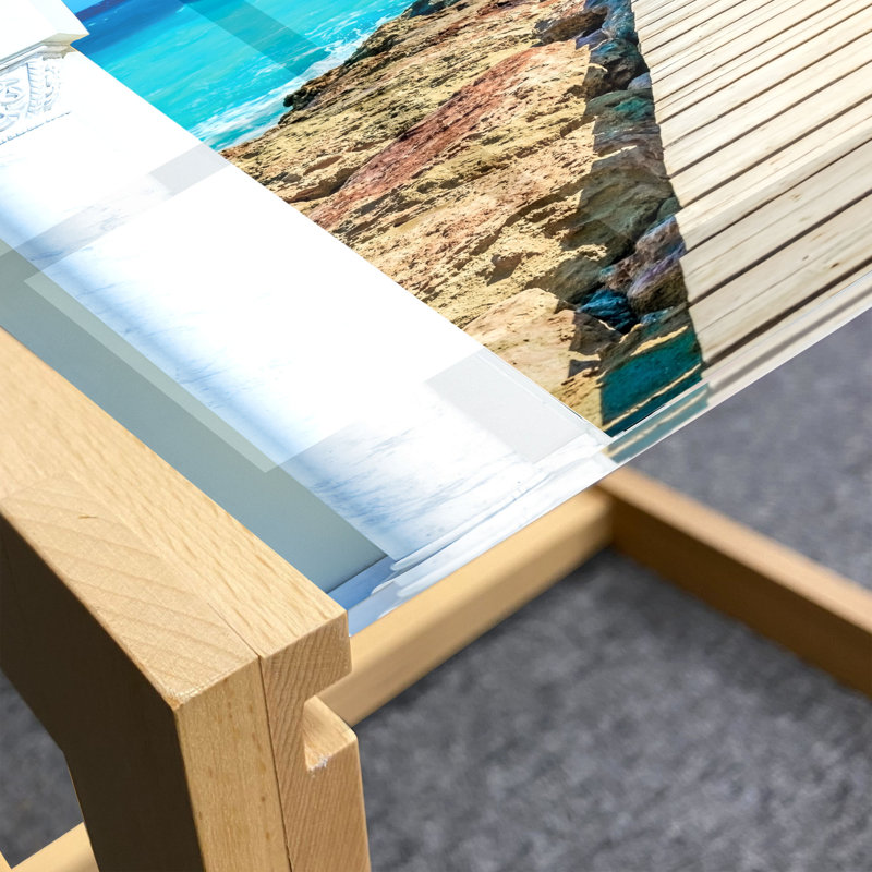 Irakli Sled Coffee Table, 90cm H x 62cm W x 40cm D