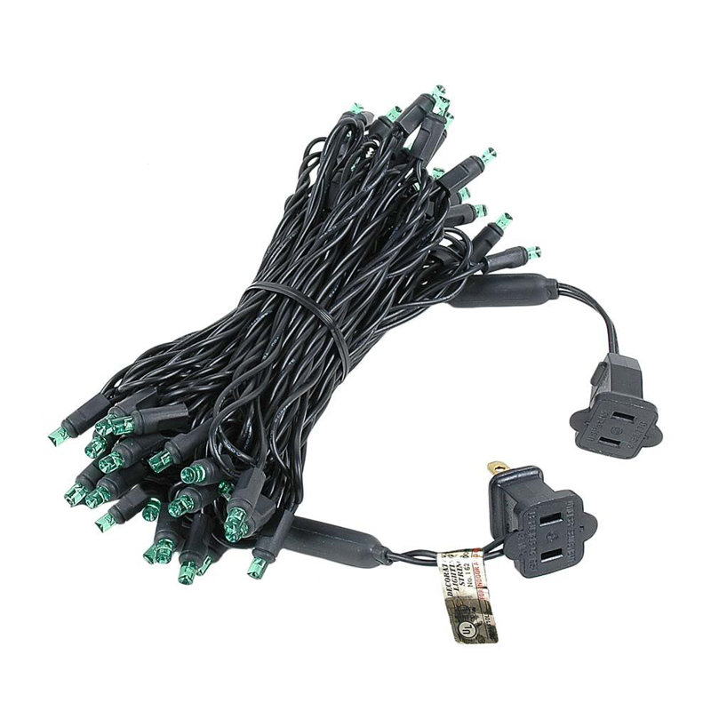 4'' LED String Lights, Green