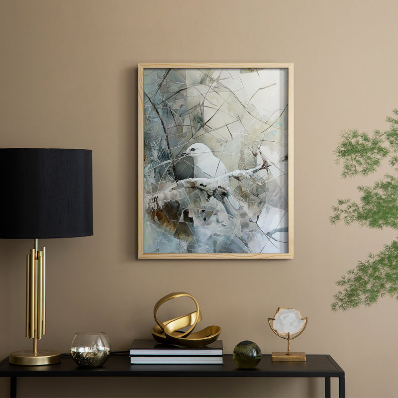 ANIMALS Series XXVII, reproduction encadrée - bois massif, H 15 po x l 12 po