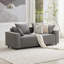 Canapé modulaire en chenille à accoudoirs carrés 78 po Makassar-613921590