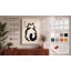 Cat in Repose Japandi - Wrapped Canvas-1217477800-1217477806