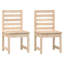 Angelone Garden Chairs 50x48x91.5 cm Solid Wood Pine-801553166