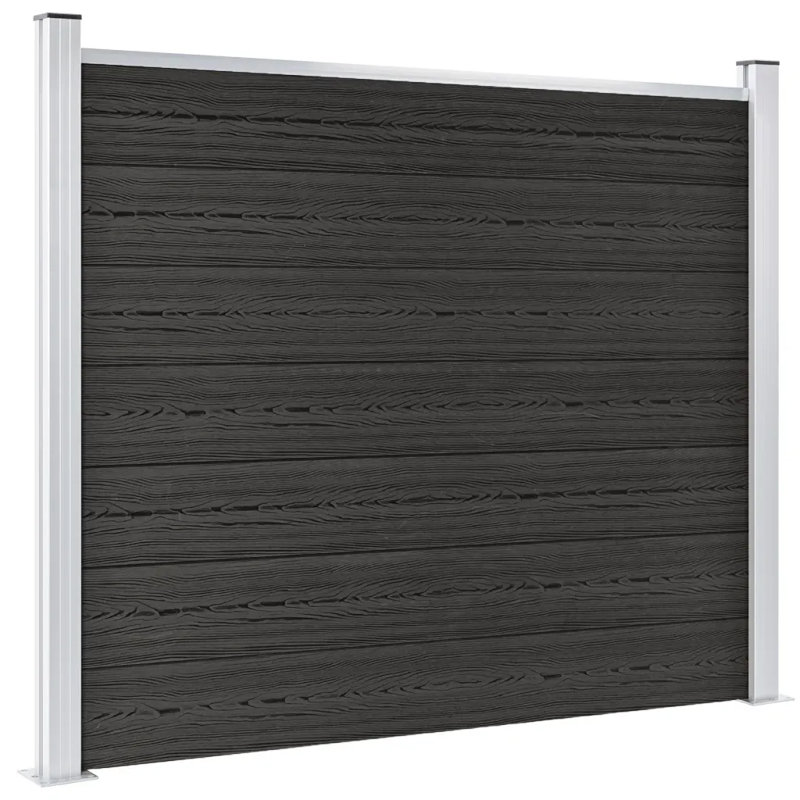 Zap Fence Panel WPC 180x146 cm, Light Grey