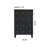 Simple Creative Black Entrance Cabinet Accent Chest