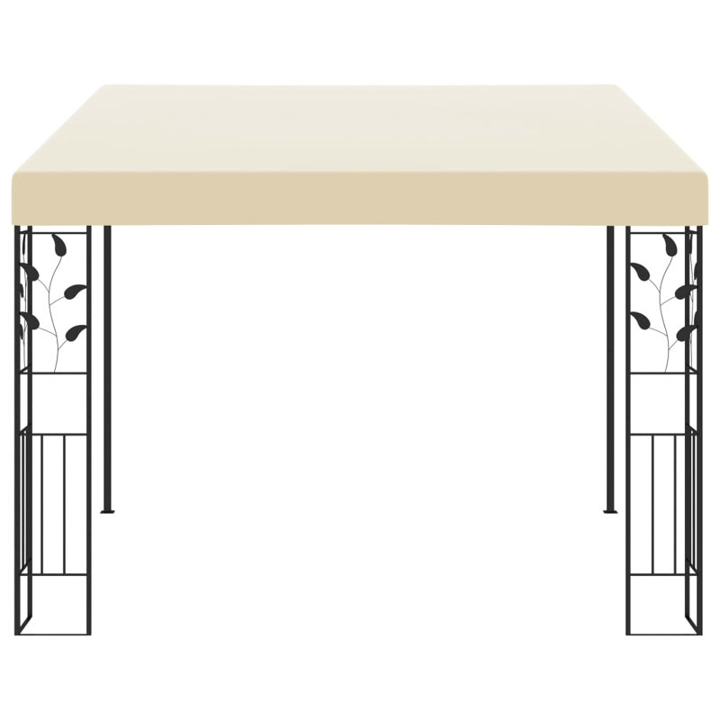 Ophelia & Co. Wand-Pavillon 3X3x2,5 M Anthrazit, Cream