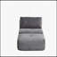 Canapé moderne en mousse à mémoire de forme compressée, méridienne simple pour le salon, canapé modulaire Cloud pour animaux de compagnie, tissu en velours côtelé, repose-pieds mobile, sans assemblage requis, gris-1659917107