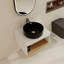 Ensemble de meuble-lavabo simple mural 24 "avec lavabo en céramique-134377859-134478763