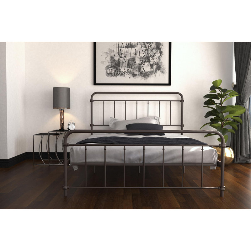 Aanya Bed, Kingsize (5'), Bronze