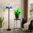 Tiffany Style Elegant Floor Lamp 16-Inch Shade Heavy Base Durable Shade Ornate Floral Pattern