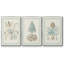 " Willow Blue Besler IV " 3 Piece Art Print-91891383-91891386
