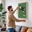 Leaping Whale Japandi - Wrapped Canvas-474032402-474032405