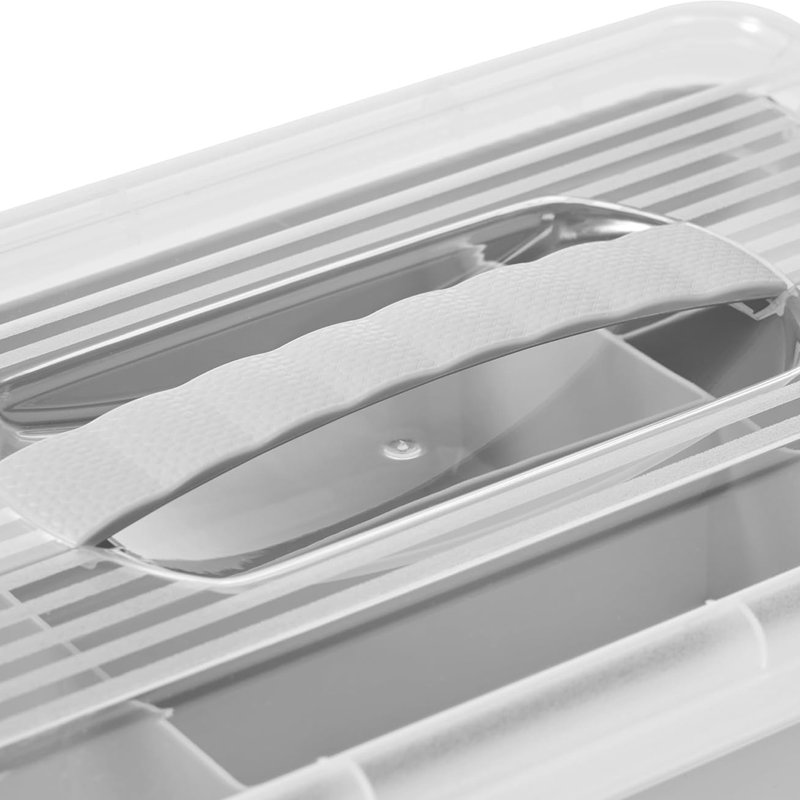 Henri Set of 2 Organiser Box - Nordic Grey, 5L