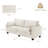 Seliana 80.71" W Chenille Upholstered Square Arm Sofa with Accent Pillows-1757350644