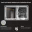 Miroir de commode illuminé sans cadre-1639248408