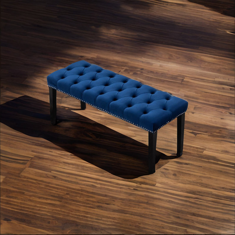 Banc rembourré Dashima, Bleu