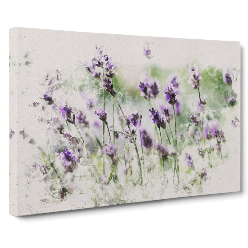 Lavender Vol.1 - Wrapped Canvas Print, 60cm H x 91cm W x 3cm D