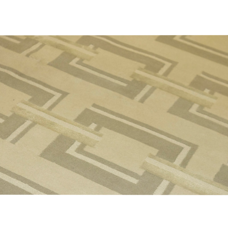 High-Quality Hand-Knotted Marble Area Rug