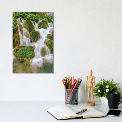 Croatia. Waterfalls In Plitvice National Park. by Jaynes Gallery - Wrapped Canvas Gallery-Wrapped Canvas Giclée