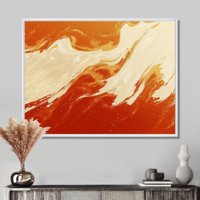«Fractal Frenzy Of Sunrise Paint I», art mural fractales