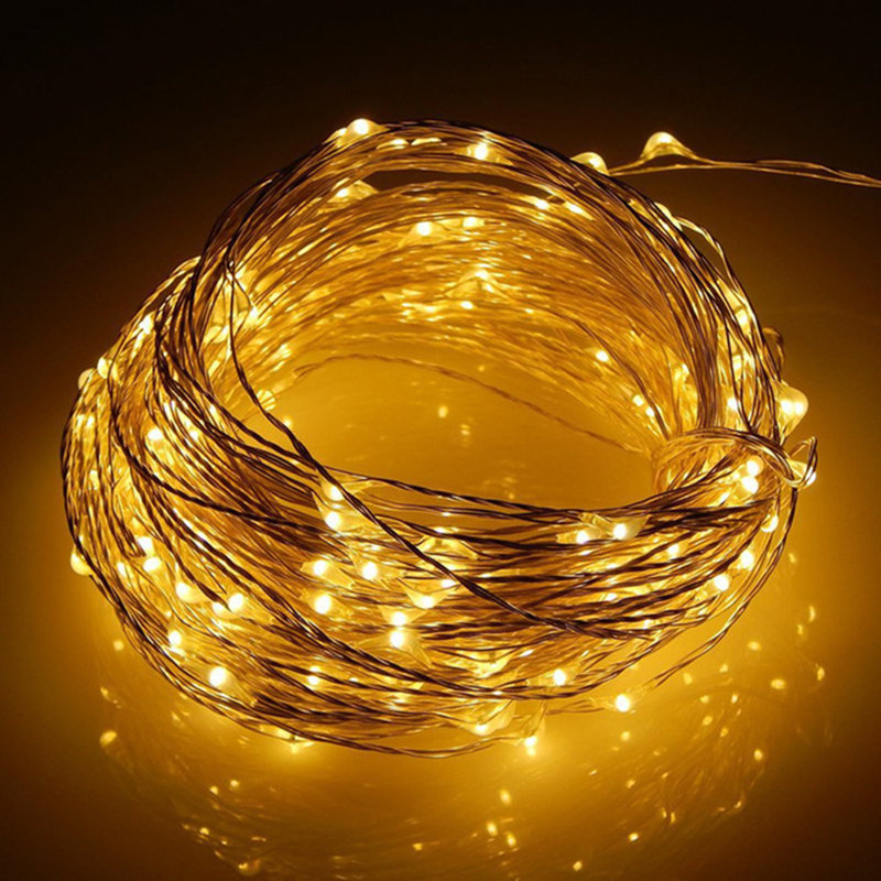 Guirlandes lumineuses, Jaune