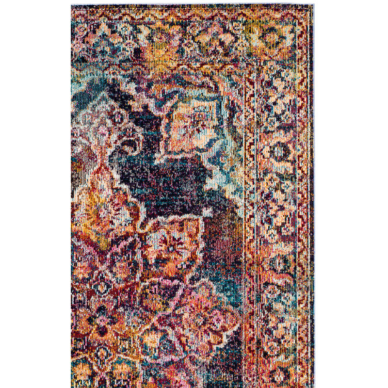 Mae Crystal Performance Oriental Rug, Rectangle 8' x 10'
