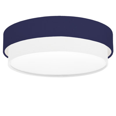 Avory Fabric Flush Mount
