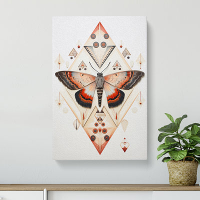 Moth Geometric - No Frame Print