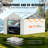 Carport Replacement Canopy Cover Side Wall 10 x 20 ft, Garage Tent Shelter Tarp (Top and Frame Not Included)-103008226