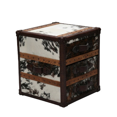Hopp 52cm W Solid Wood Bedside Table