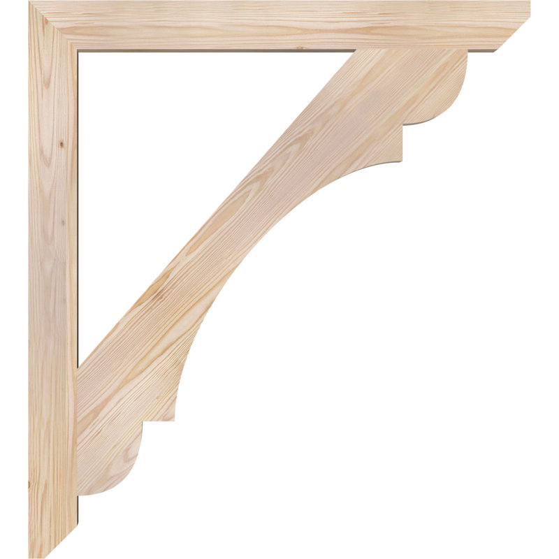 Support latté 3 1/2 "x P 36" x H 40 ", sapin Douglas, Douglas (lisse), H 40 po x l 3,5 po x P 36 po